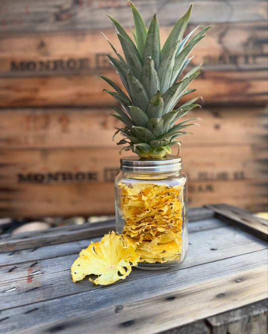 Dehydrated Pineapple Flowers | Premium Dehydrated Garnish