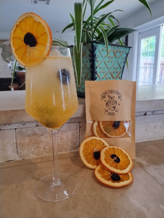 Dehydrated Orange Cherry Wheels | Premium Dehydrated Garnish