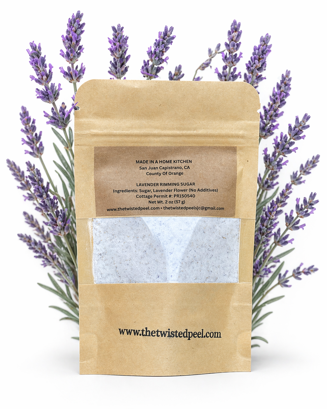 Lavender Rimming Sugar | Premium Garnish Sugar