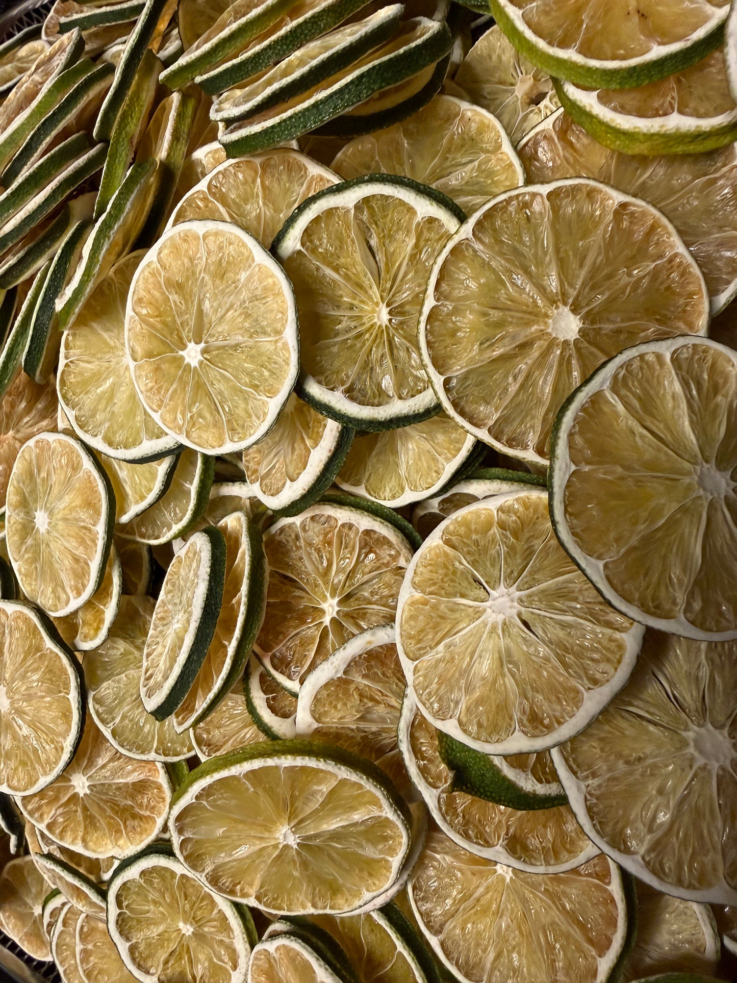 Dehydrated Lime Wheels | 12oz Bag | Approximately 300 slices