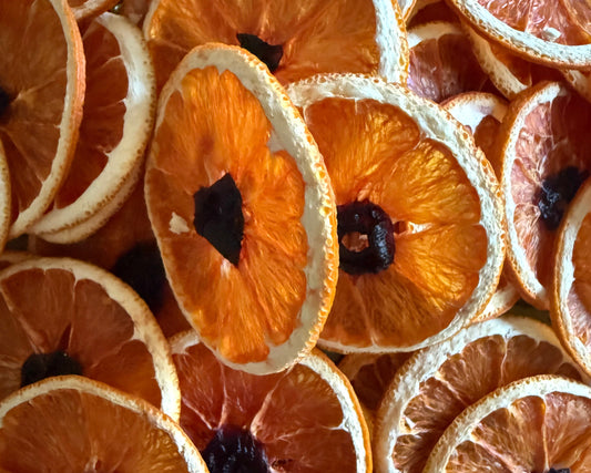 Dehydrated Orange Cherry Wheels | Premium Dehydrated Garnish