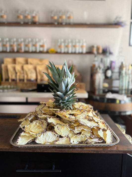 Dehydrated Pineapple Flowers | Premium Dehydrated Garnish